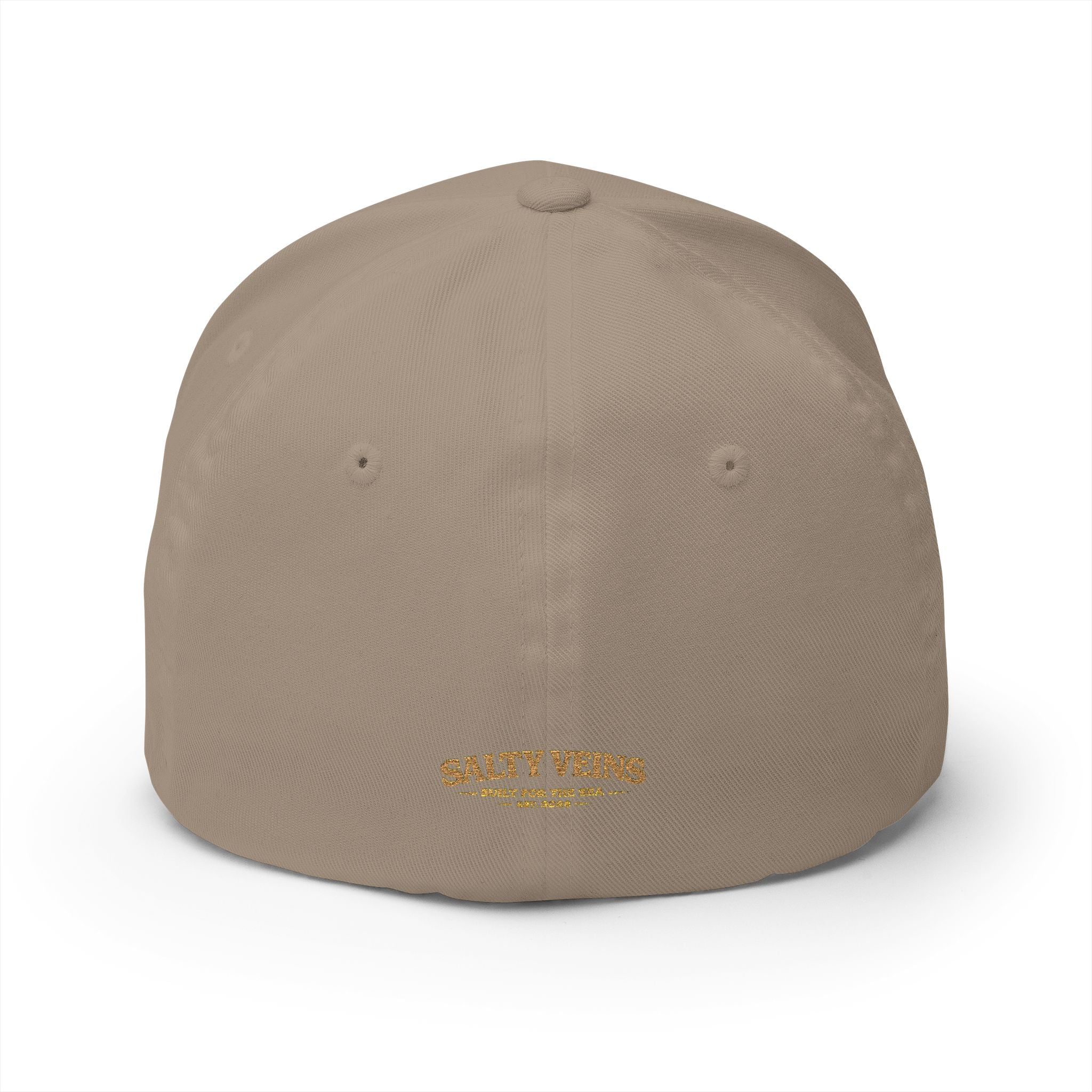 Casquette brodée Salty Veins — Chapeau fermé Beach Life