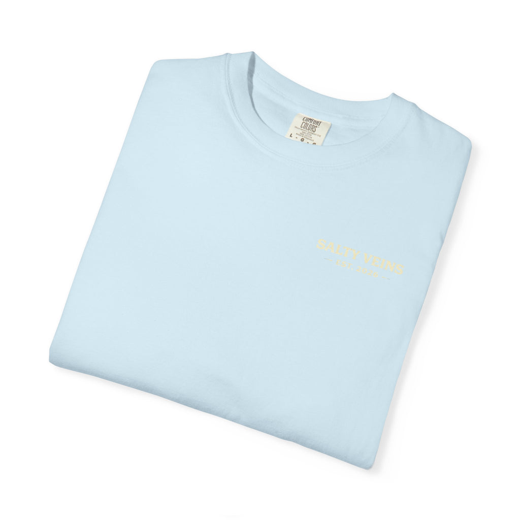Salty Veins Guided by the Sea Lighthouse Tee