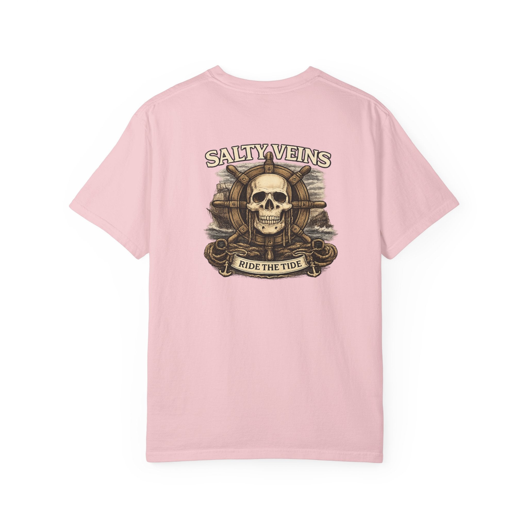 T-shirt Crâne & Casque Salty Veins