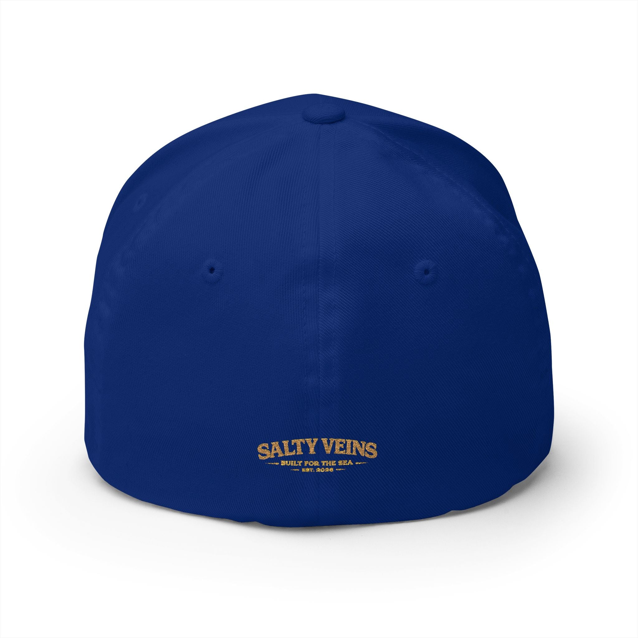 Casquette brodée Salty Veins — Chapeau fermé Beach Life