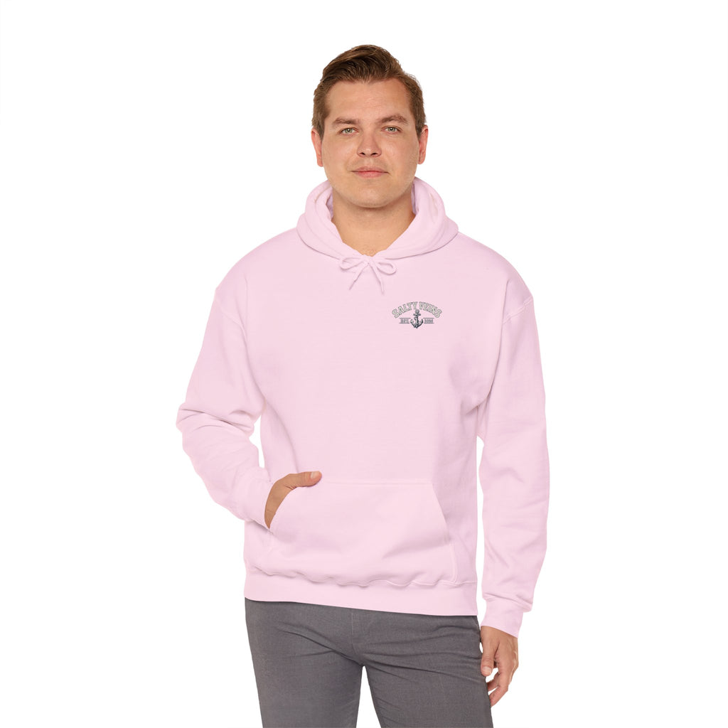 Salty Veins Support Local Fishermen Hoodie