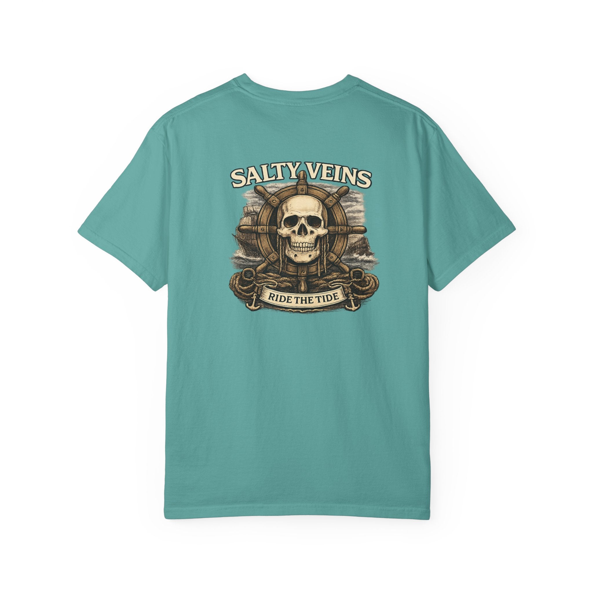 T-shirt Crâne & Casque Salty Veins