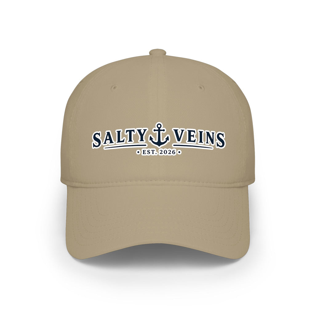 Salty Veins Low-Profile Baseball Cap