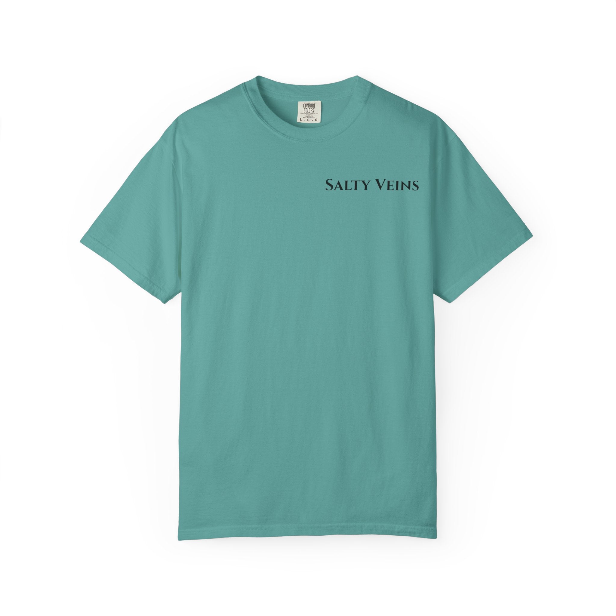 Salty Veins Beach Scene Tee