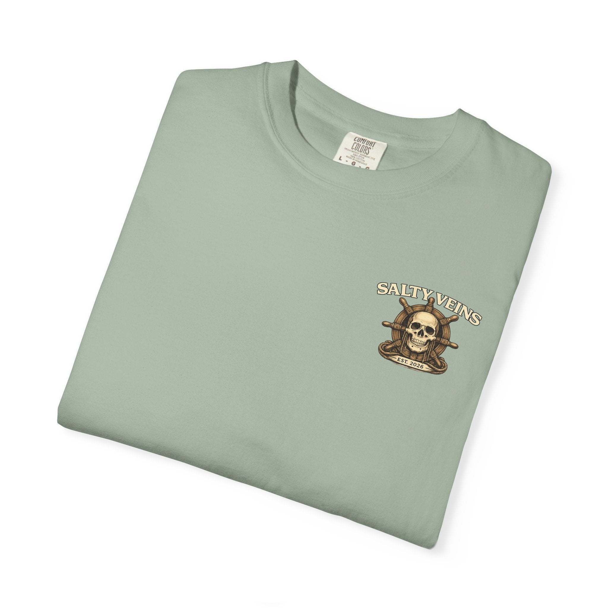T-shirt Crâne & Casque Salty Veins