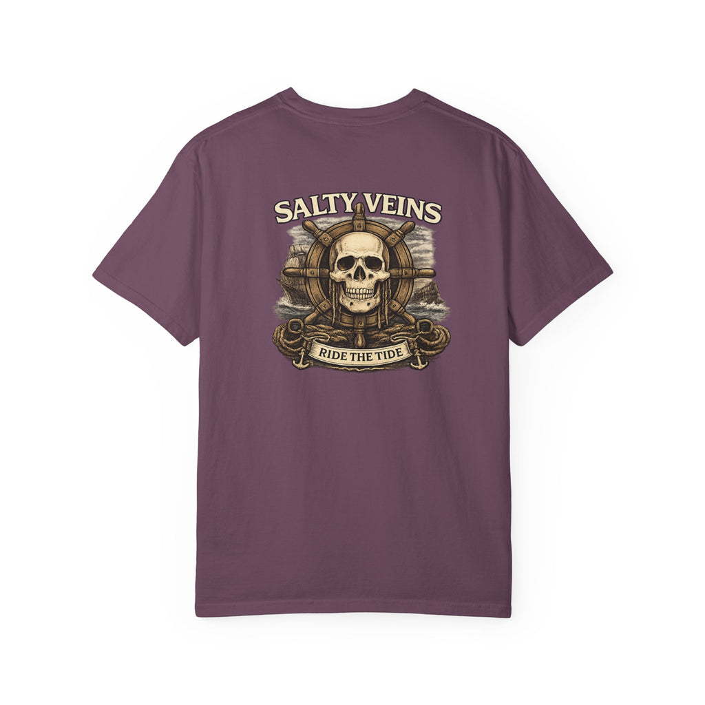 T-shirt Crâne & Casque Salty Veins