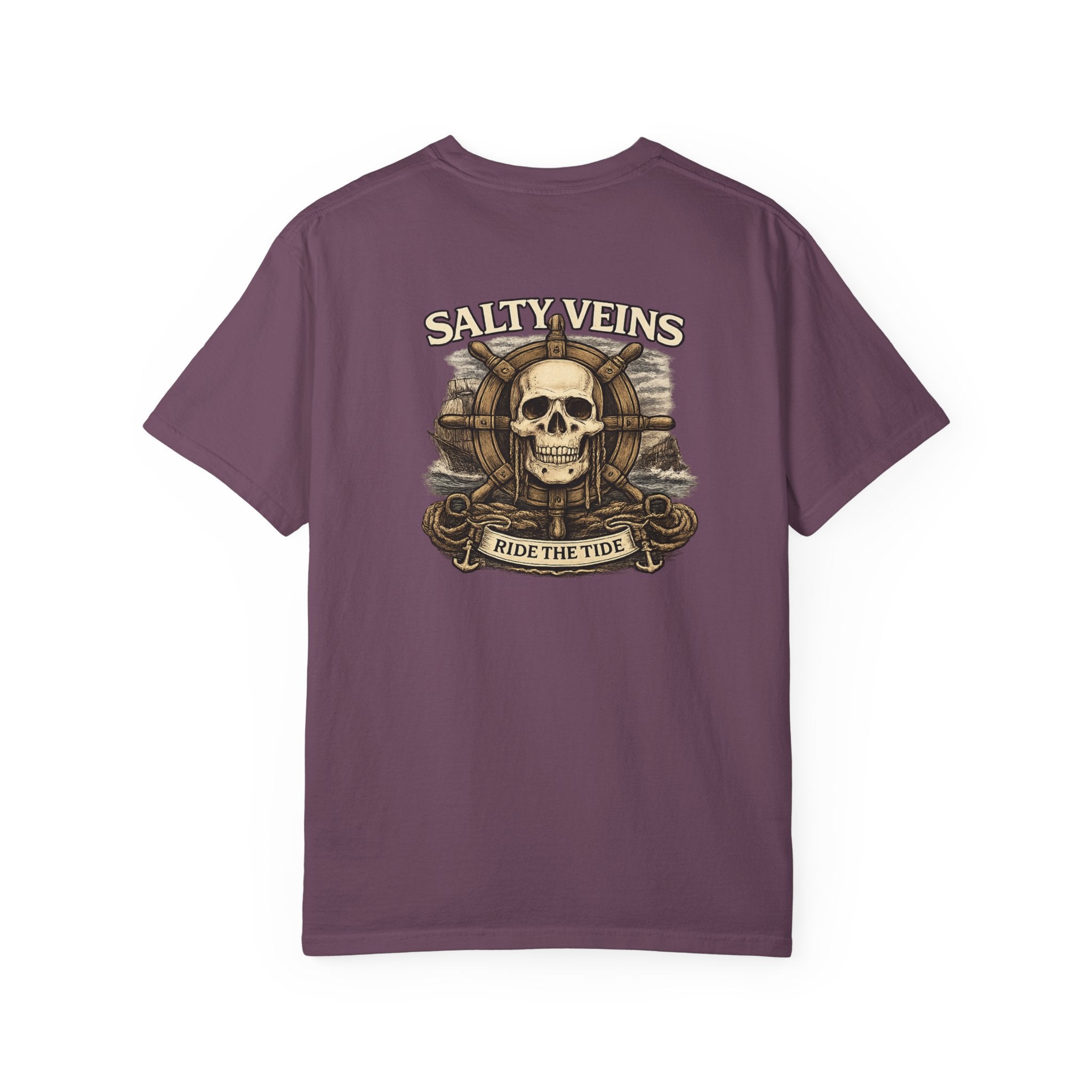 T-shirt Crâne & Casque Salty Veins