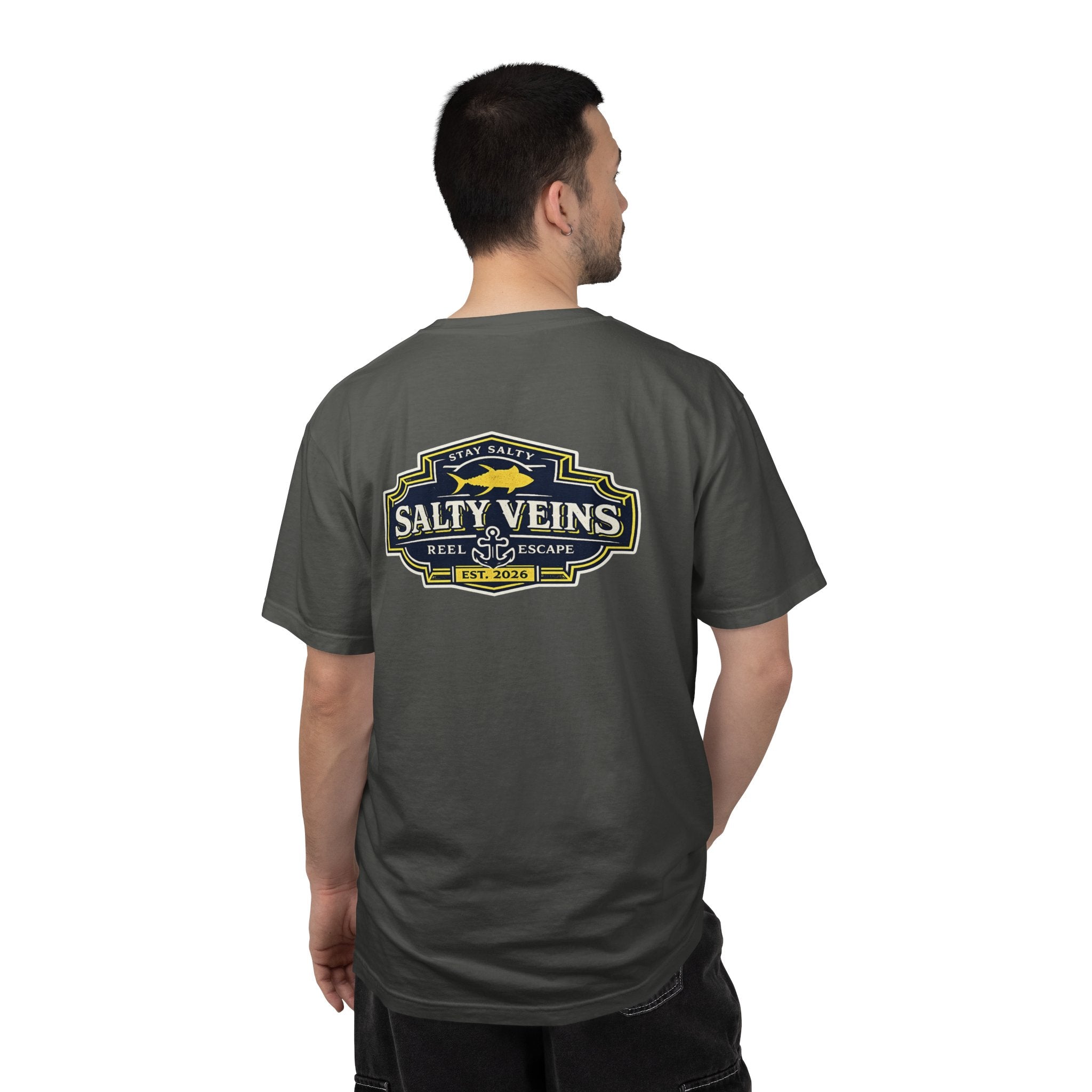 Salty Veins Reel Escape Fishing Tee