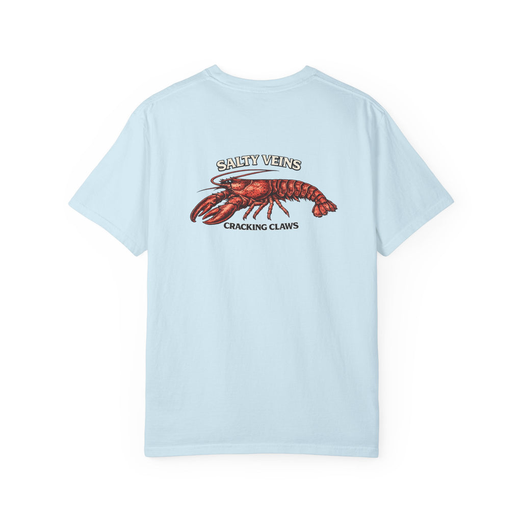 T-shirt Homard Salty Veins — T-shirt graphique « Cracking Claws »