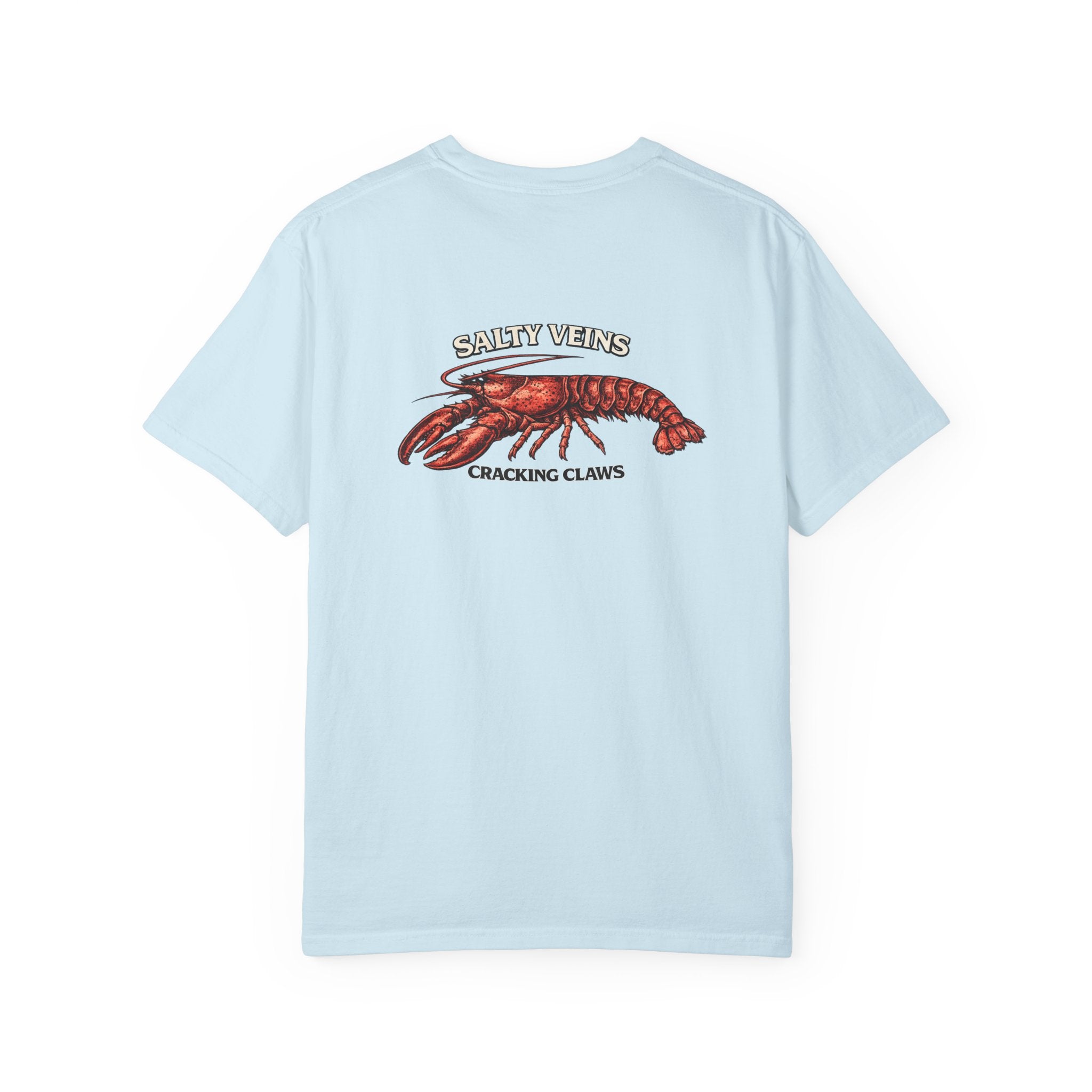 T-shirt Homard Salty Veins — T-shirt graphique « Cracking Claws »