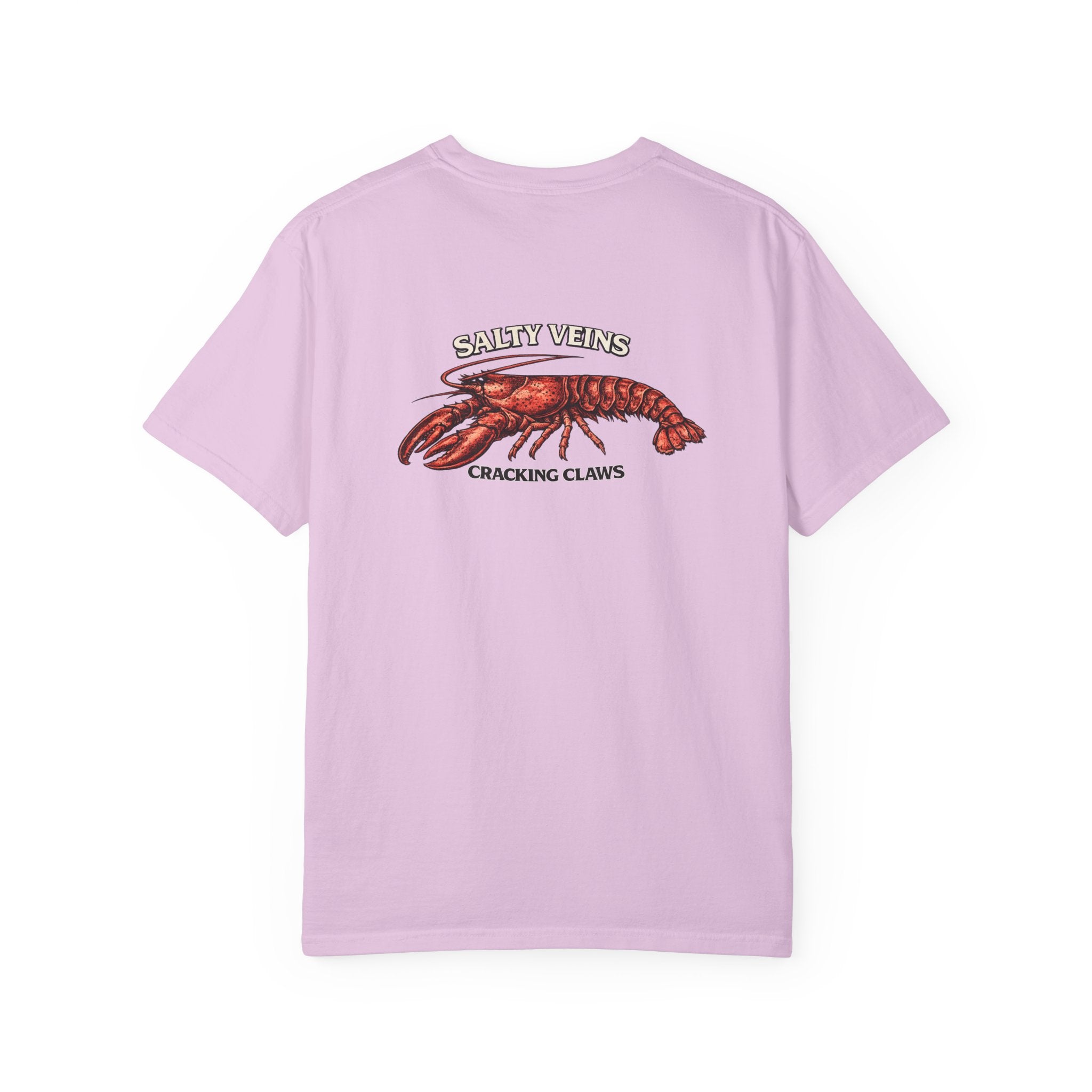 T-shirt Homard Salty Veins — T-shirt graphique « Cracking Claws »