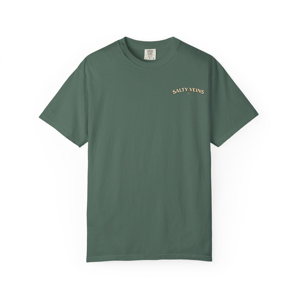 Salty Veins Skull Captain Tee