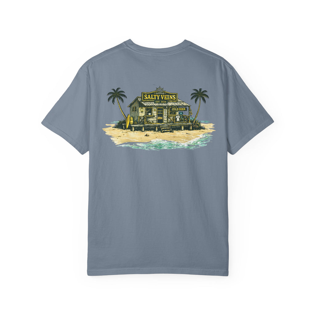 T-shirt Salty Veins Beach Shack