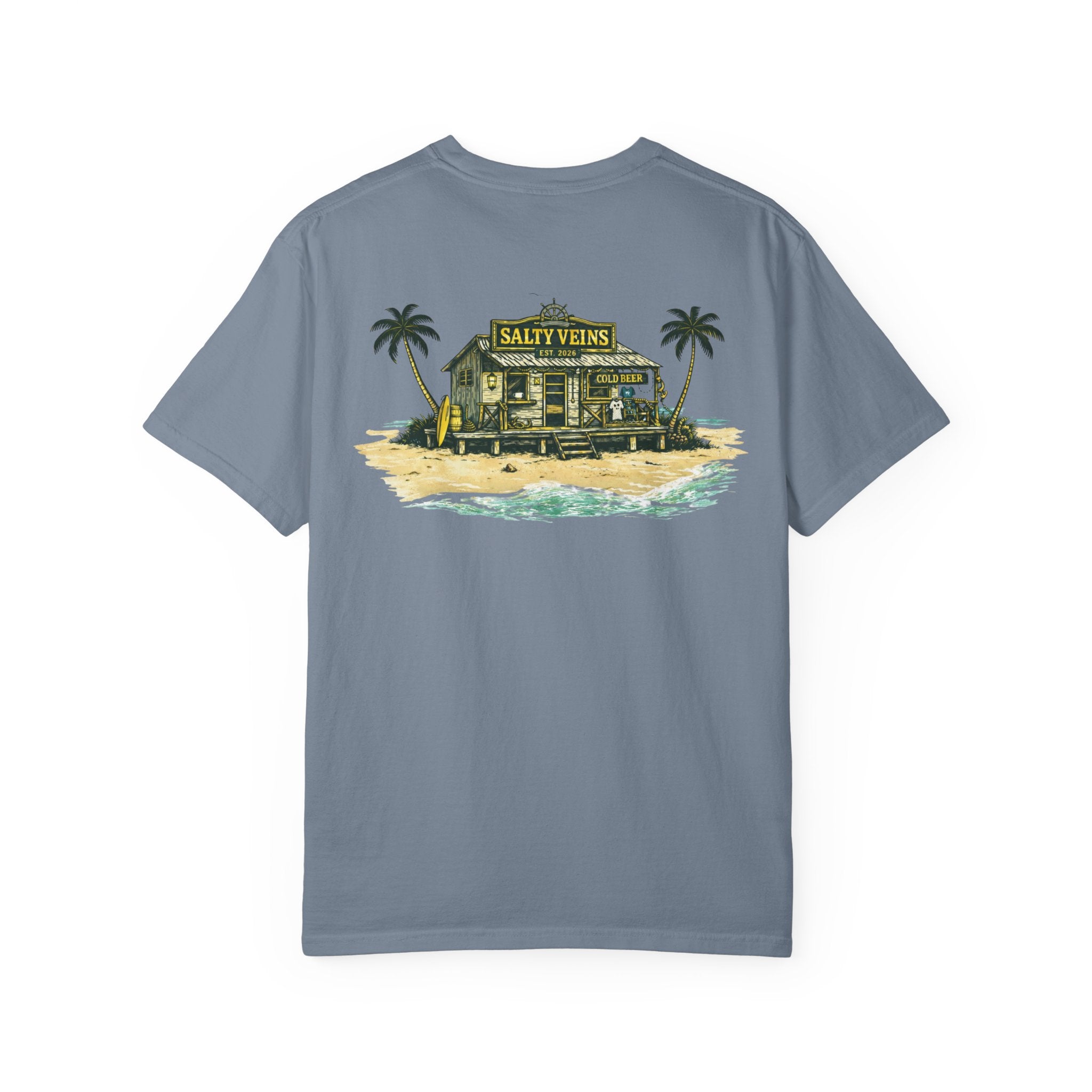T-shirt Salty Veins Beach Shack