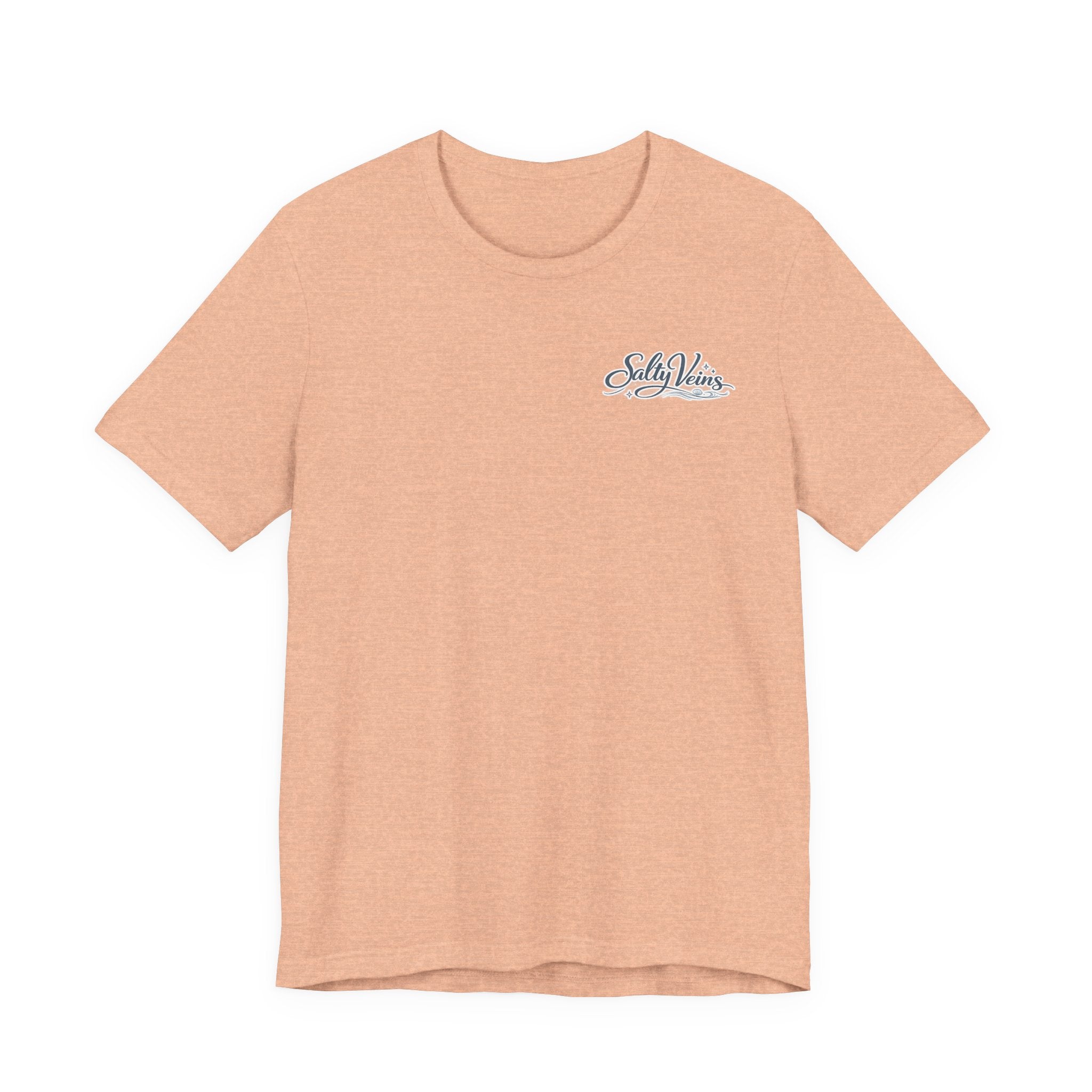 Salty Veins Beach Tee — Surf Graphic Short Sleeve Tee