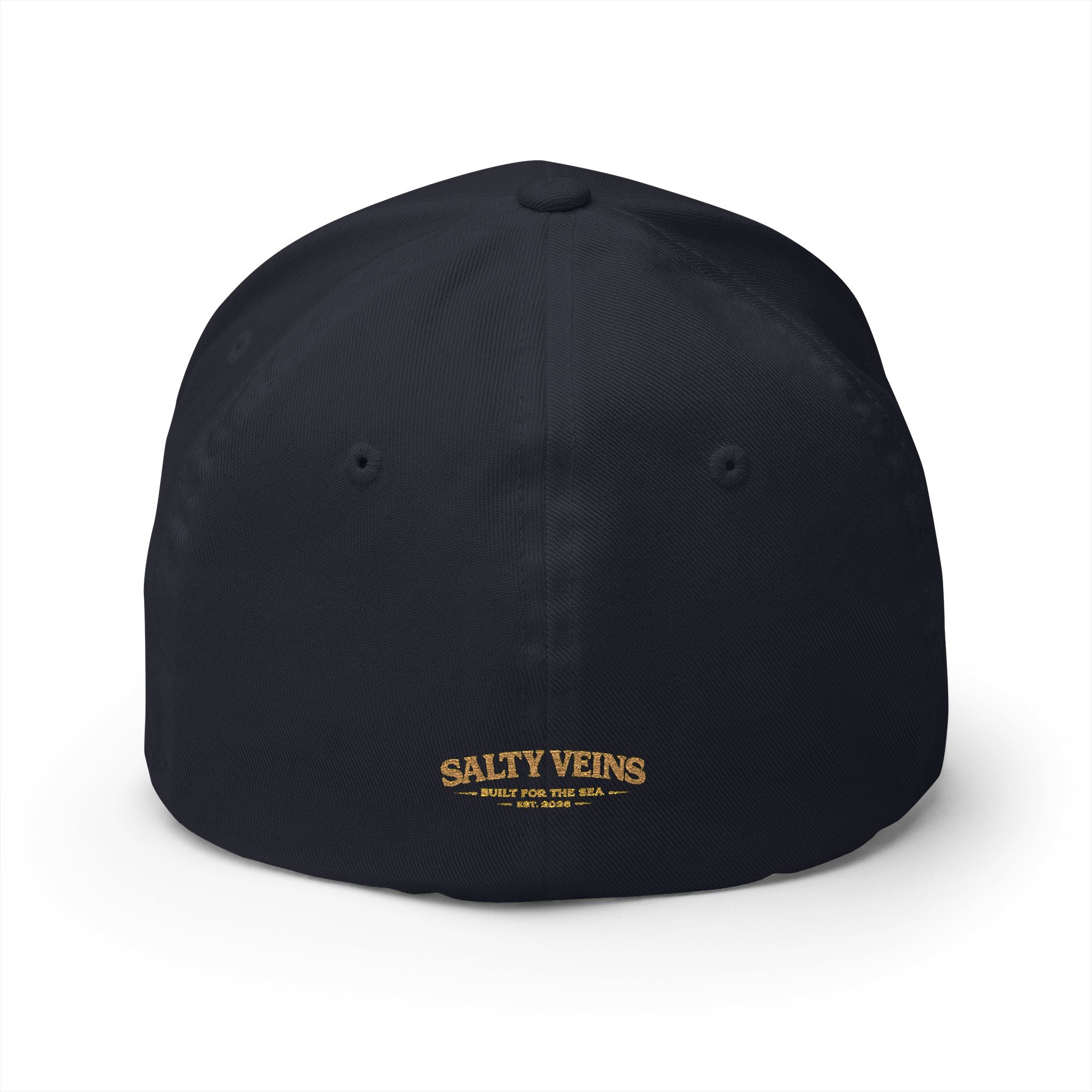 Casquette brodée Salty Veins — Chapeau fermé Beach Life