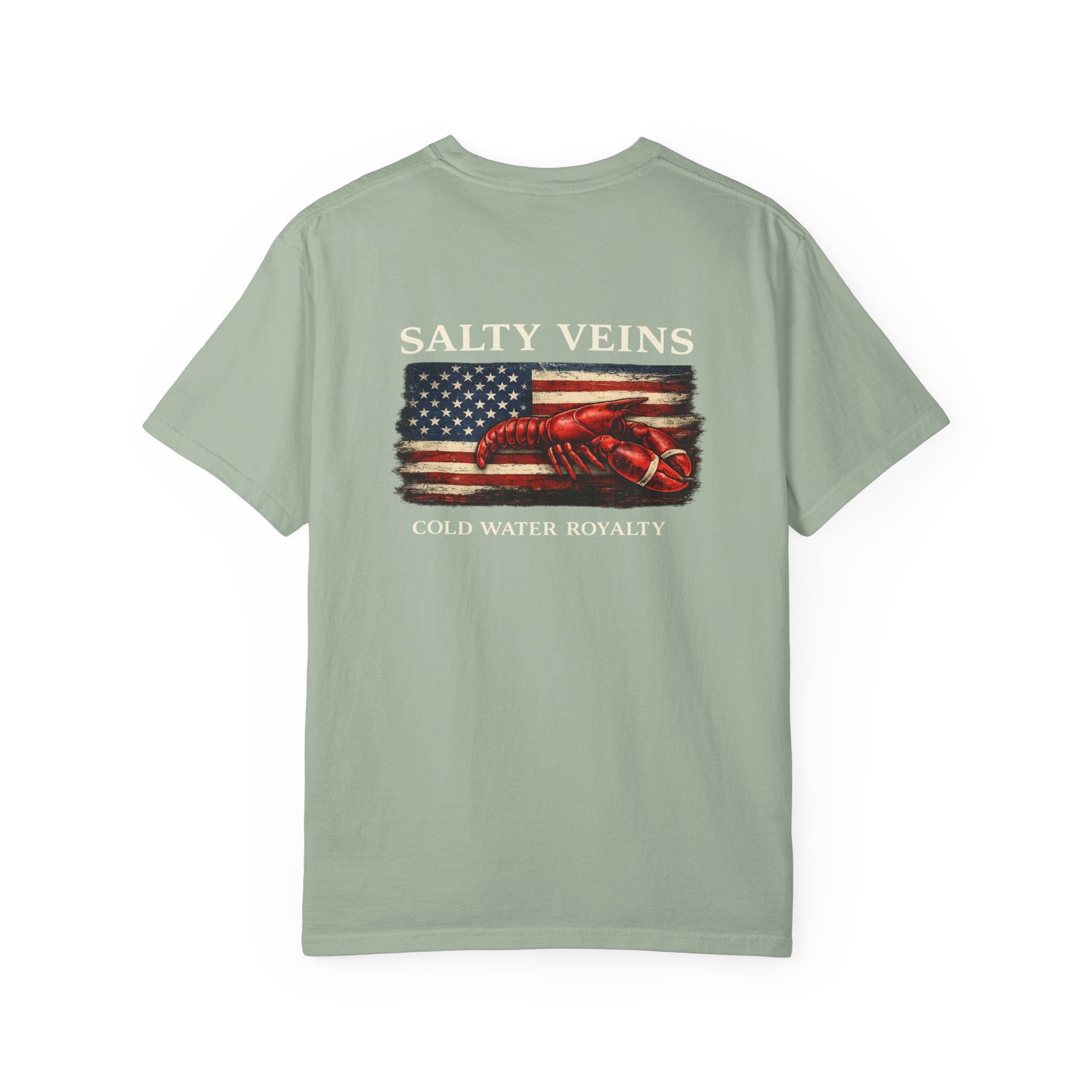 Salty Veins Cold Water Royalty Lobster Tee
