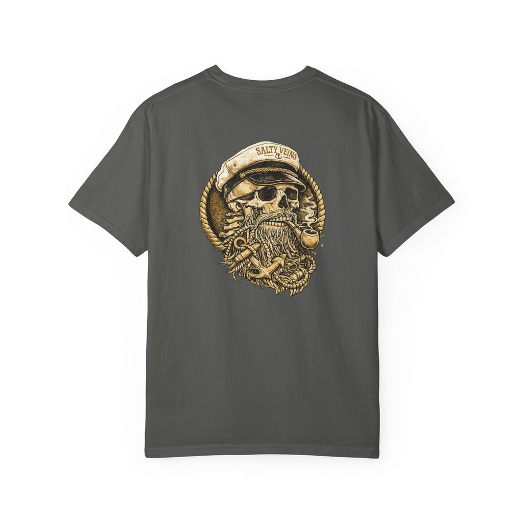 Salty Veins Skull Captain Tee