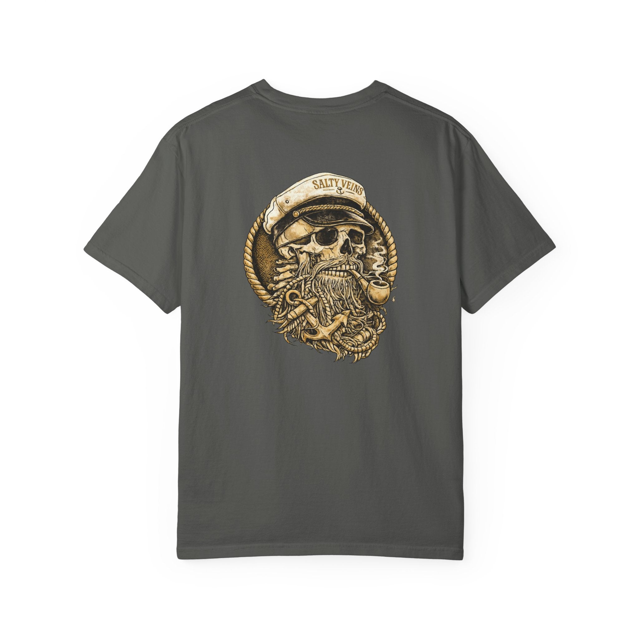 Salty Veins Skull Captain Tee