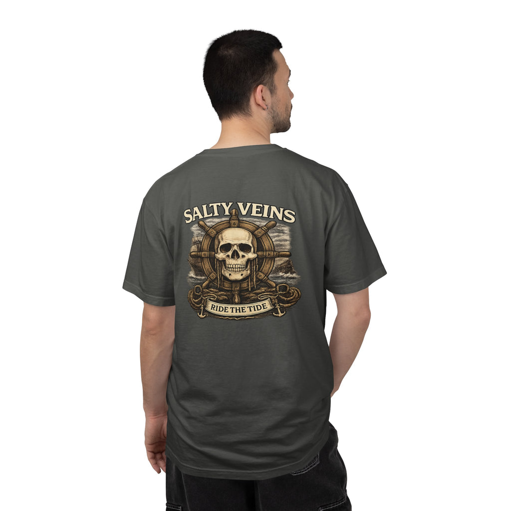 T-shirt Crâne & Casque Salty Veins