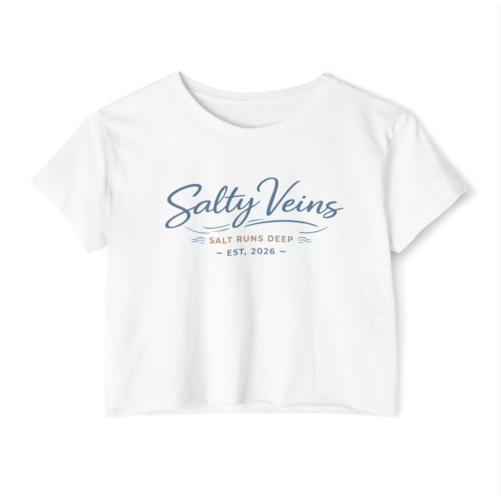 Salty Veins Crop Top