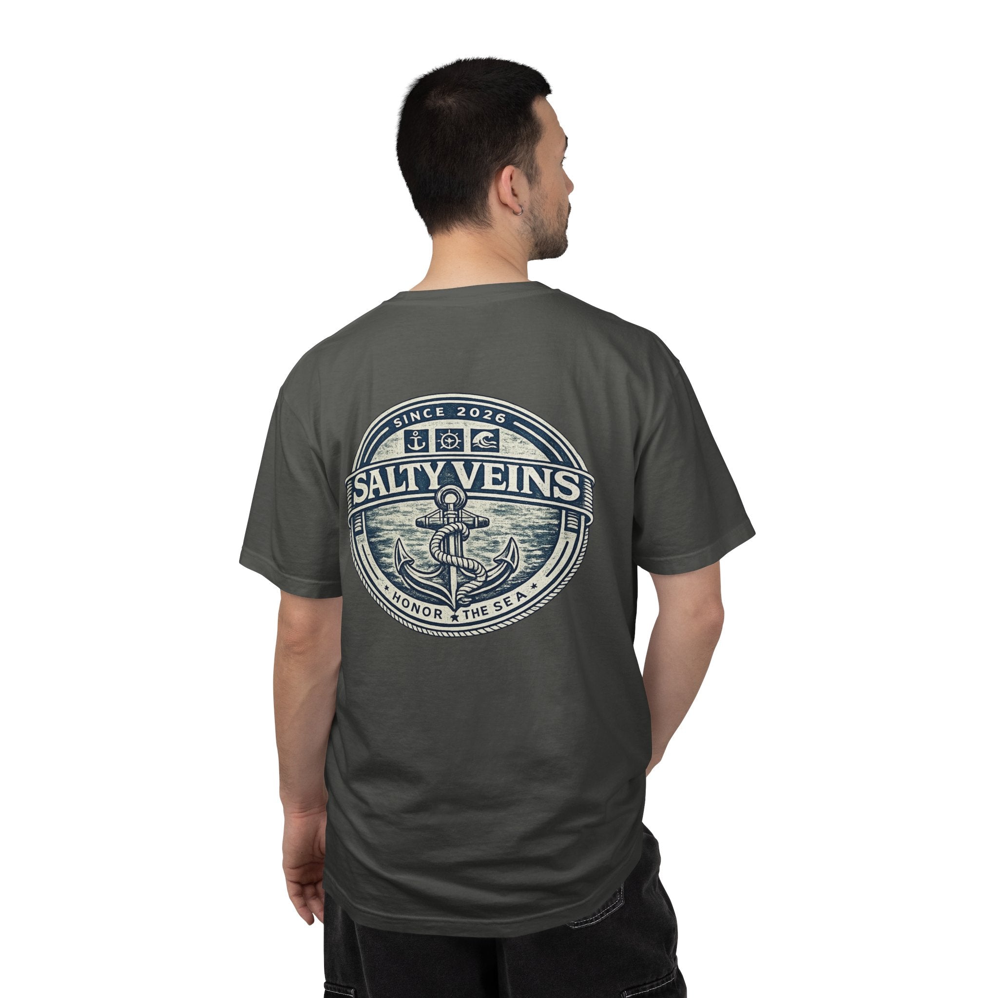 Salty Veins Honor the Sea Tee