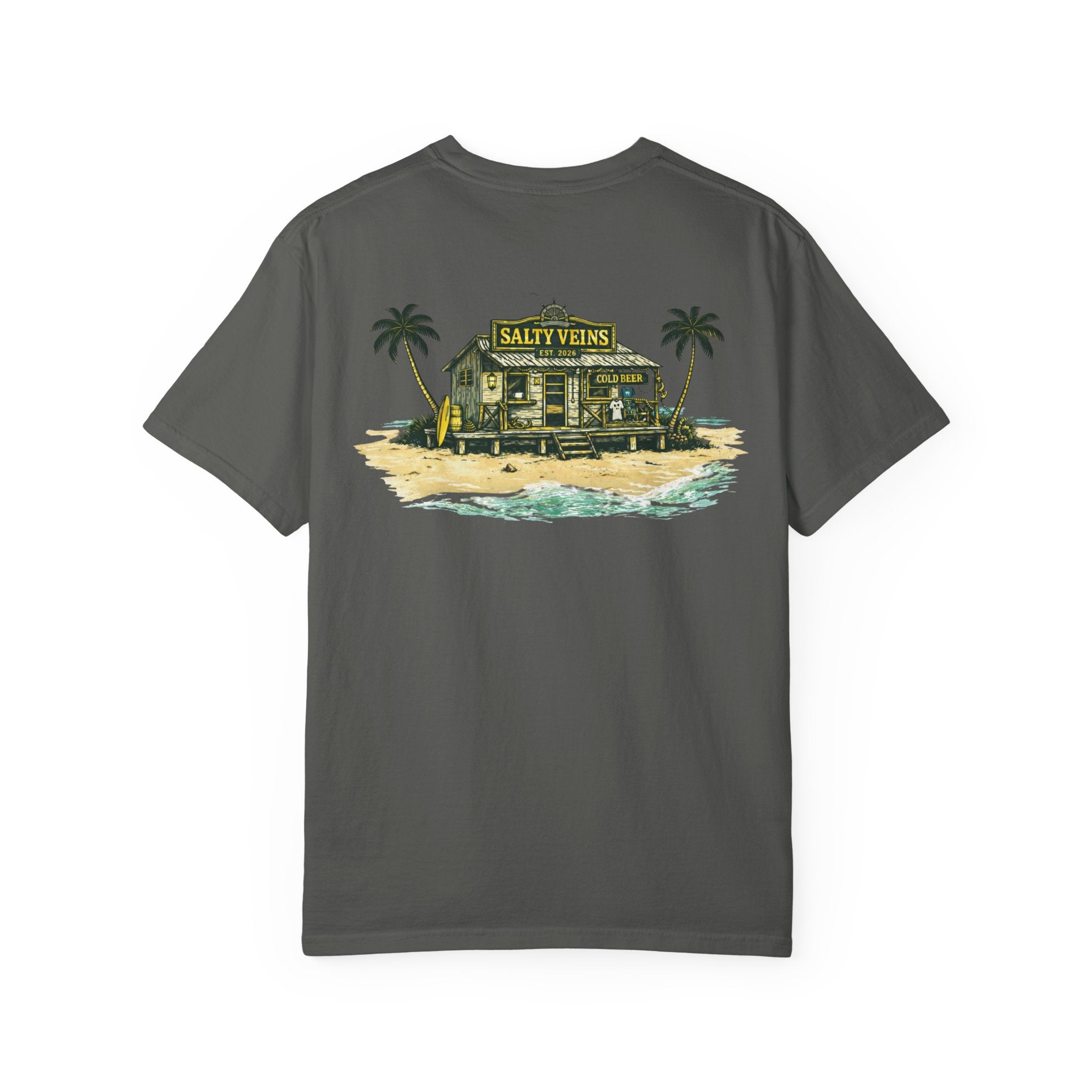 T-shirt Salty Veins Beach Shack