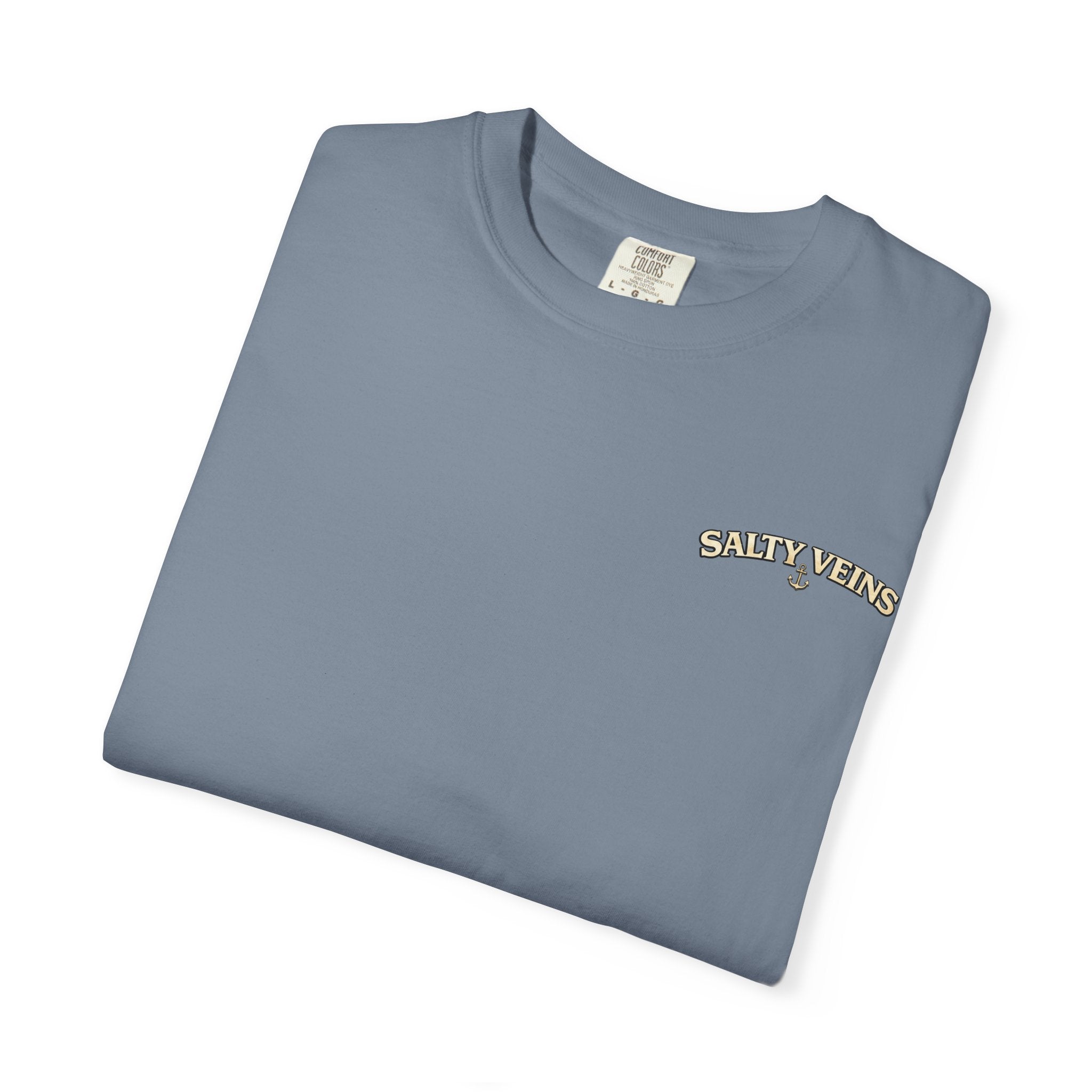 Salty Veins Skull Captain Tee