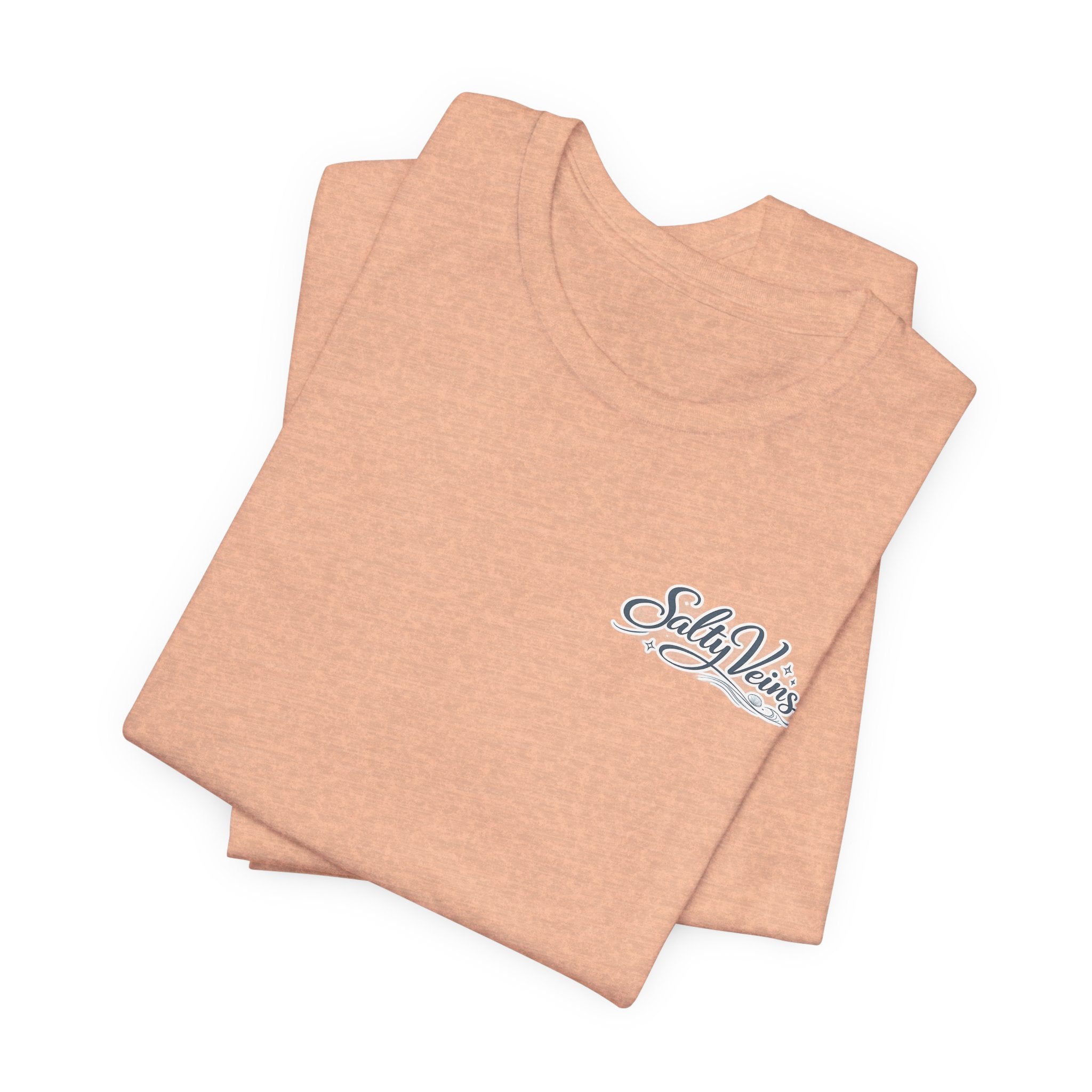 Salty Veins Beach Tee — Surf Graphic Short Sleeve Tee