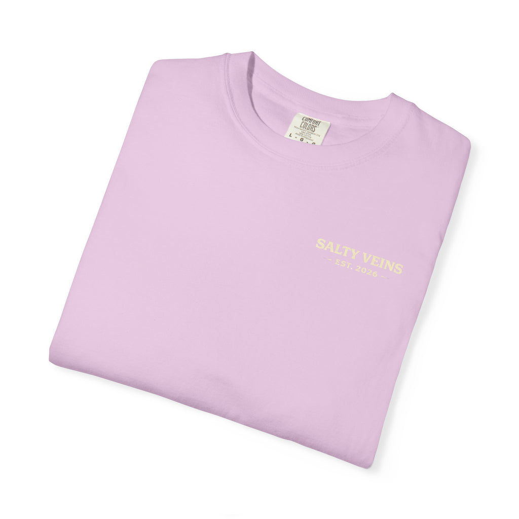 Salty Veins Guided by the Sea Lighthouse Tee