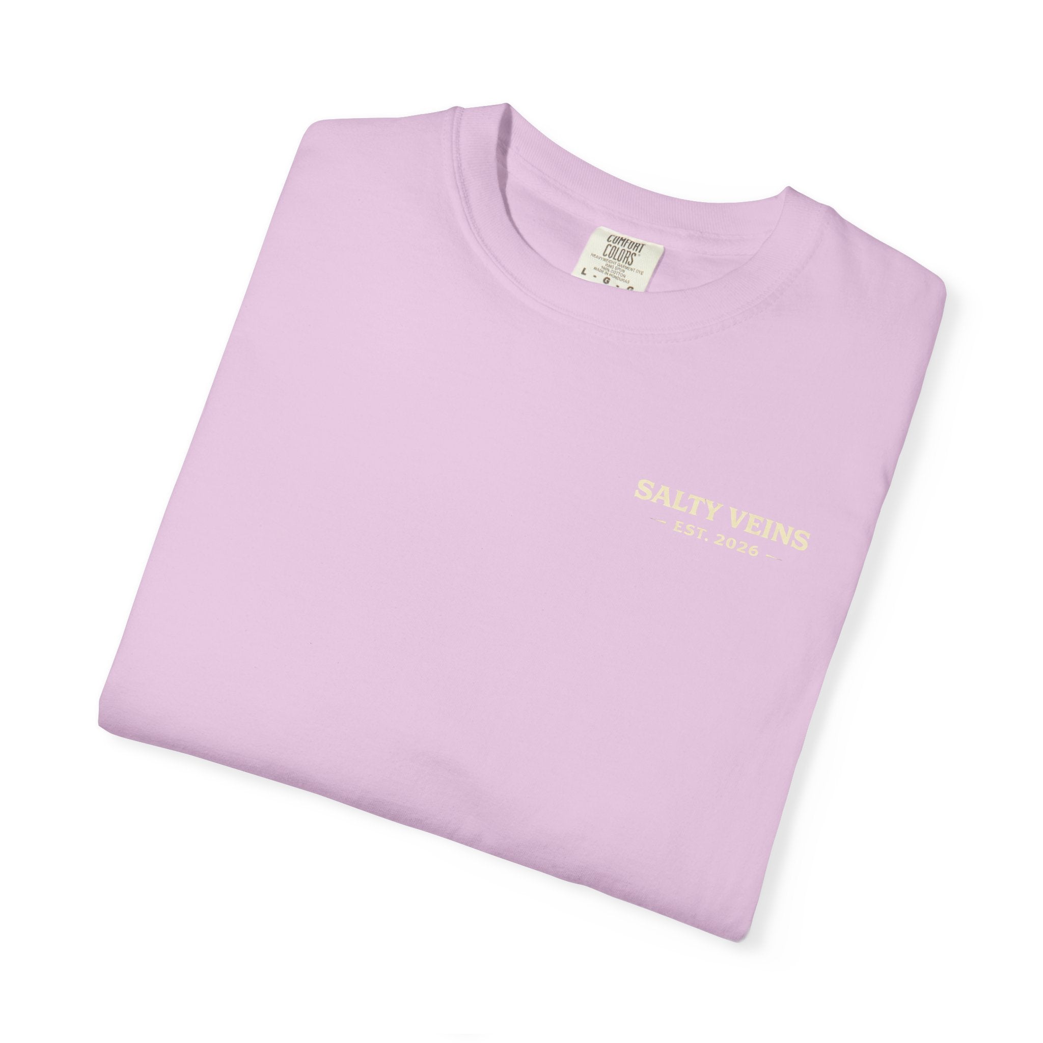 Salty Veins Guided by the Sea Lighthouse Tee