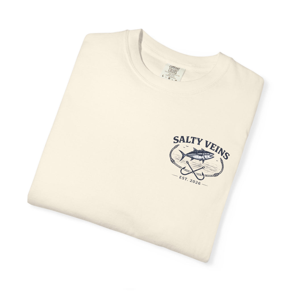 T-shirt de pêche Salty Veins Atlantic Born