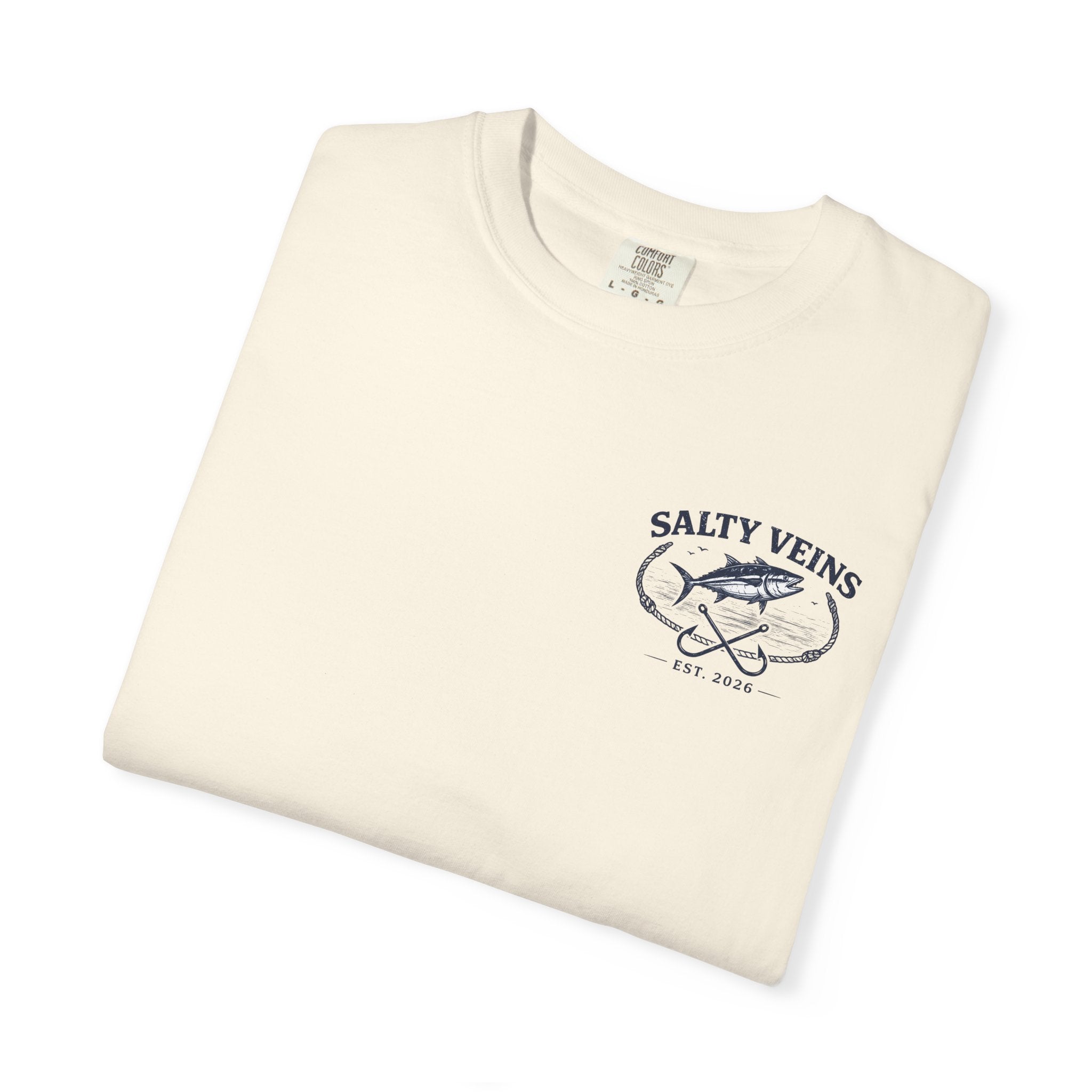 T-shirt de pêche Salty Veins Atlantic Born