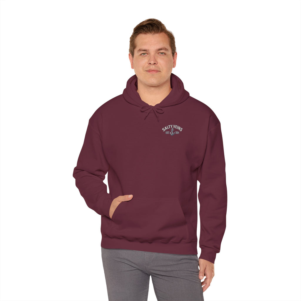 Salty Veins Support Local Fishermen Hoodie