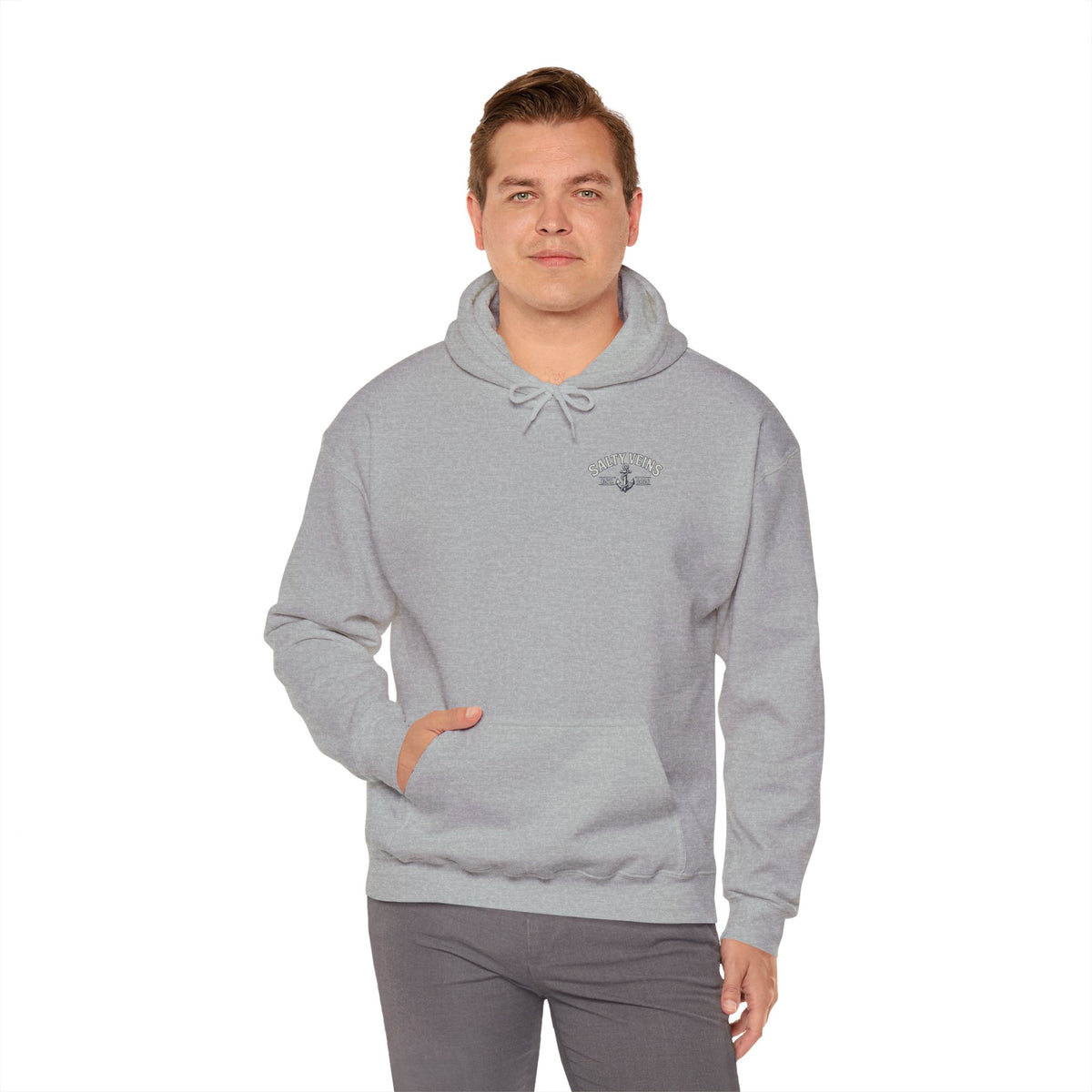 Salty Veins Support Local Fishermen Hoodie