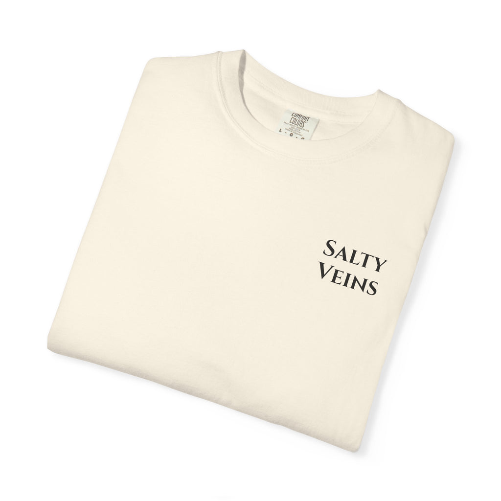 T-shirt Salty Veins Wooden Trap – T-shirt à motif de coffre de mer