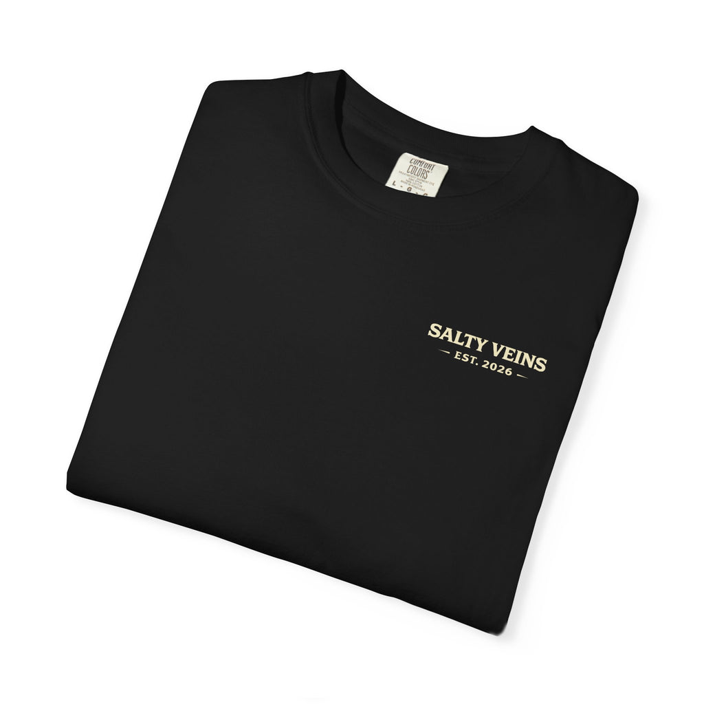 Salty Veins Guided by the Sea Lighthouse Tee