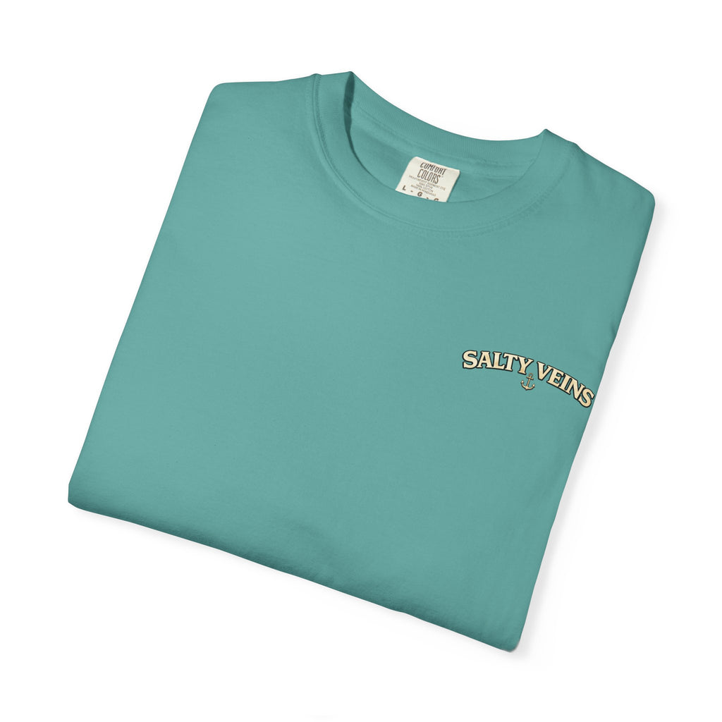 Salty Veins Skull Captain Tee