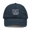 Salty Veins Embroidered Distressed Dad Hat
