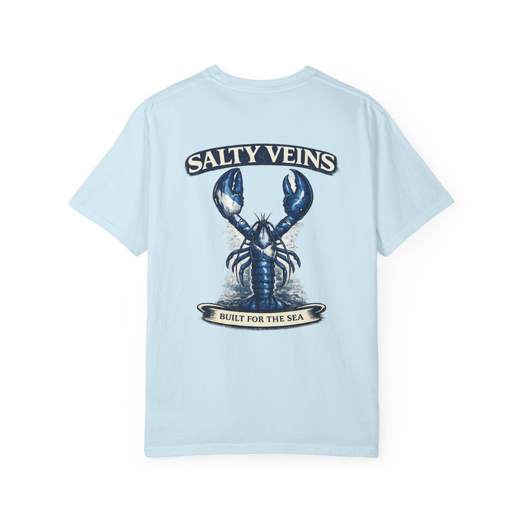 Salty Veins Blue Lobster Tee