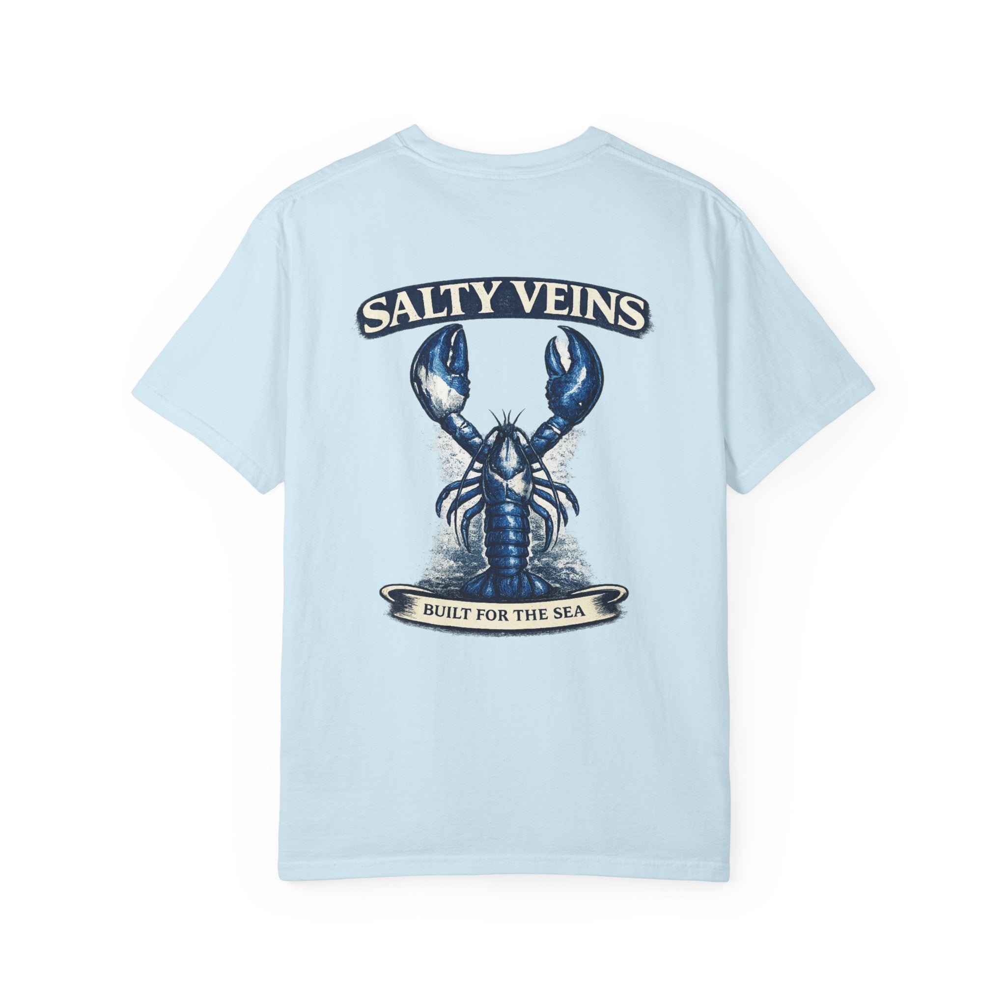 Salty Veins Blue Lobster Tee