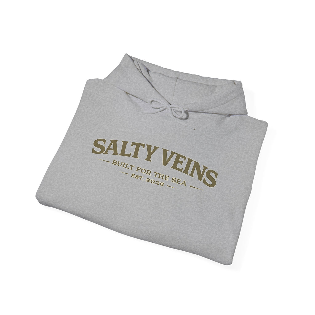 Sweat à capuche Salty Veins – Conçu pour la mer – Pull ras-du-cou Coastal