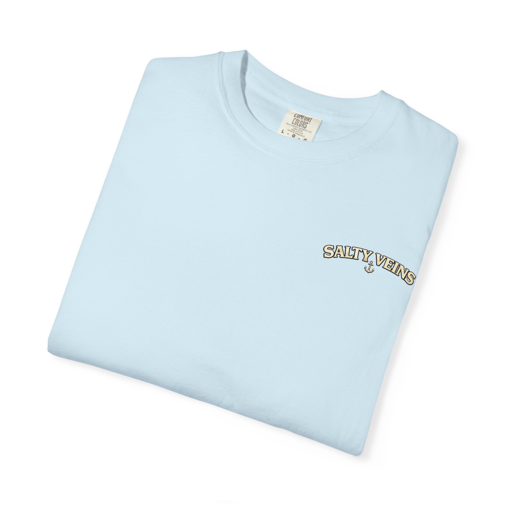 Salty Veins Skull Captain Tee
