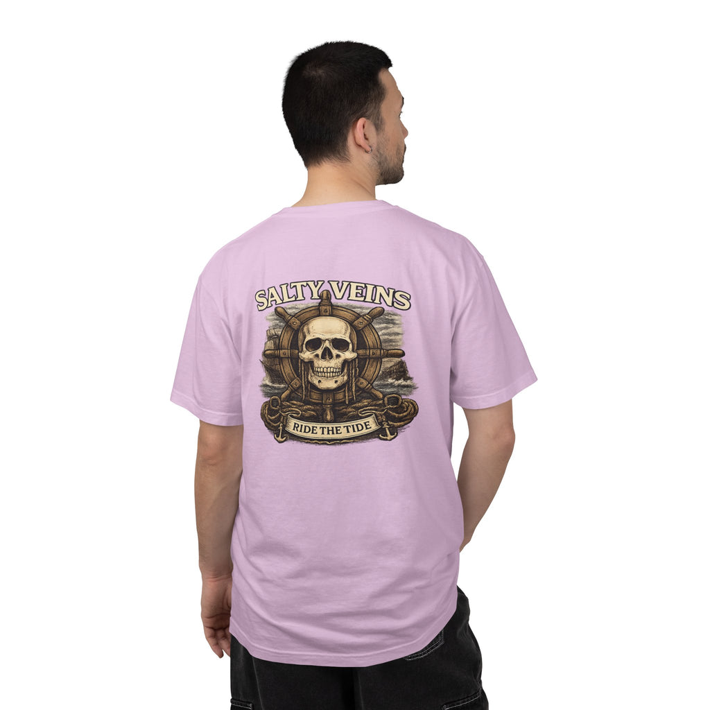 T-shirt Crâne & Casque Salty Veins