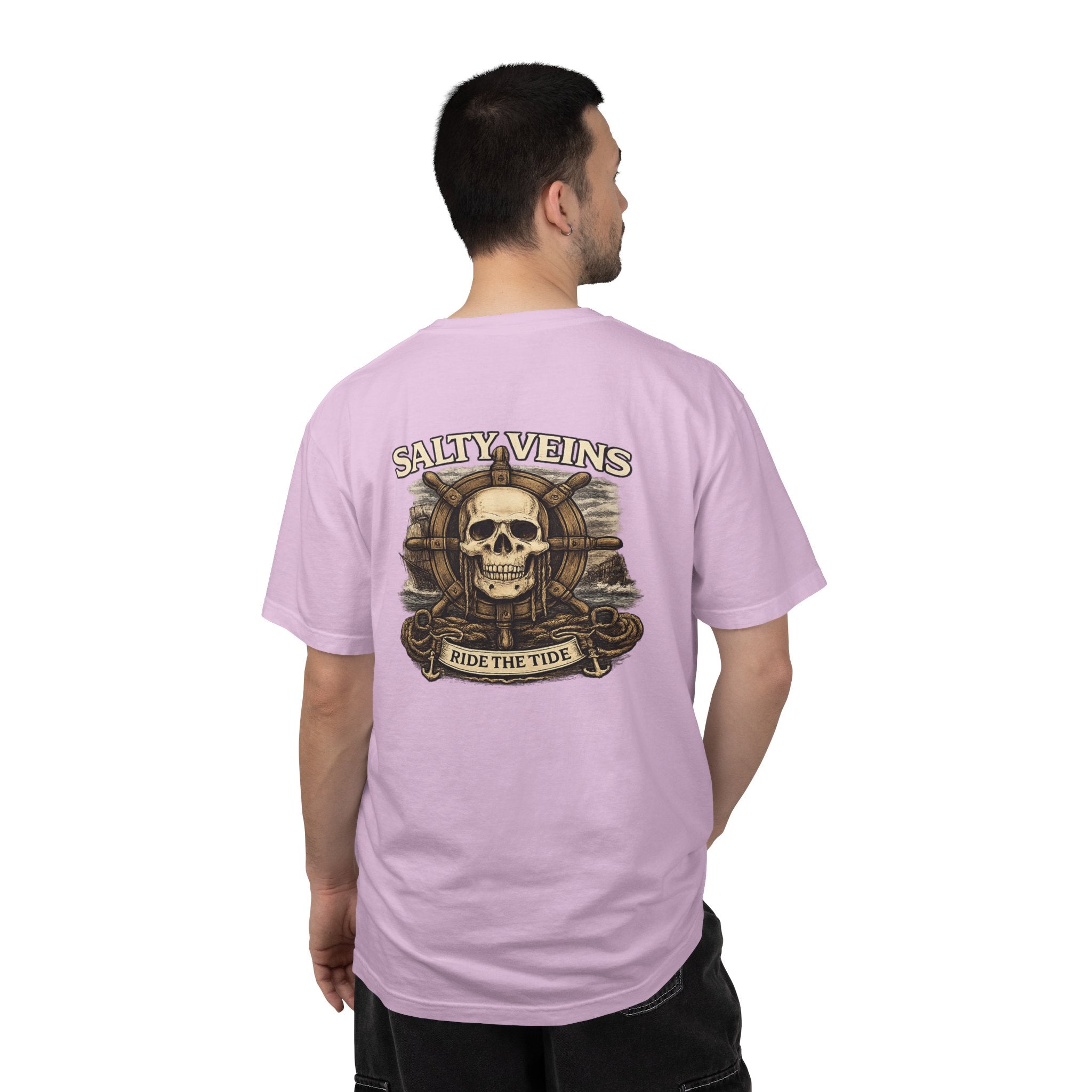 T-shirt Crâne & Casque Salty Veins