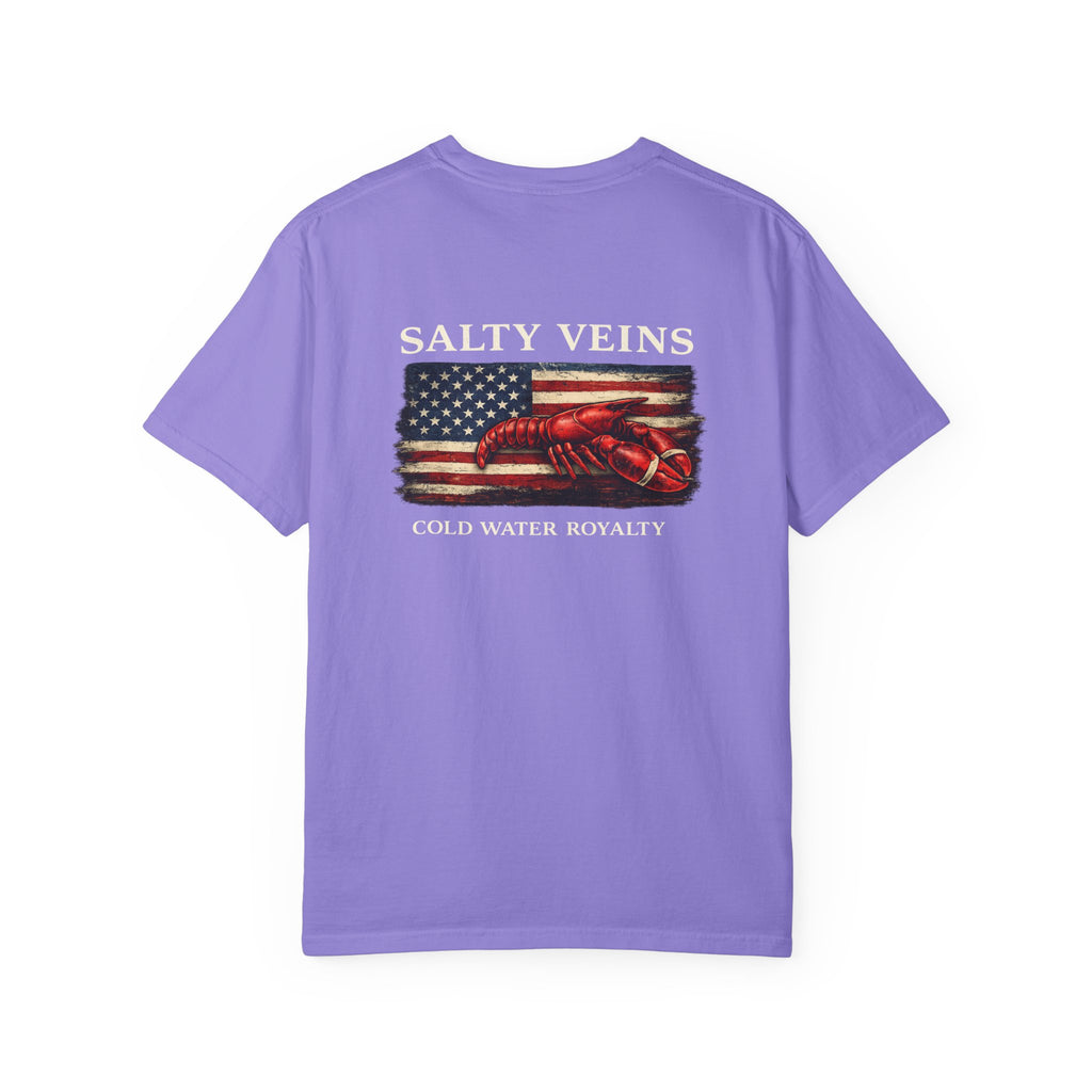 Salty Veins Cold Water Royalty Lobster Tee