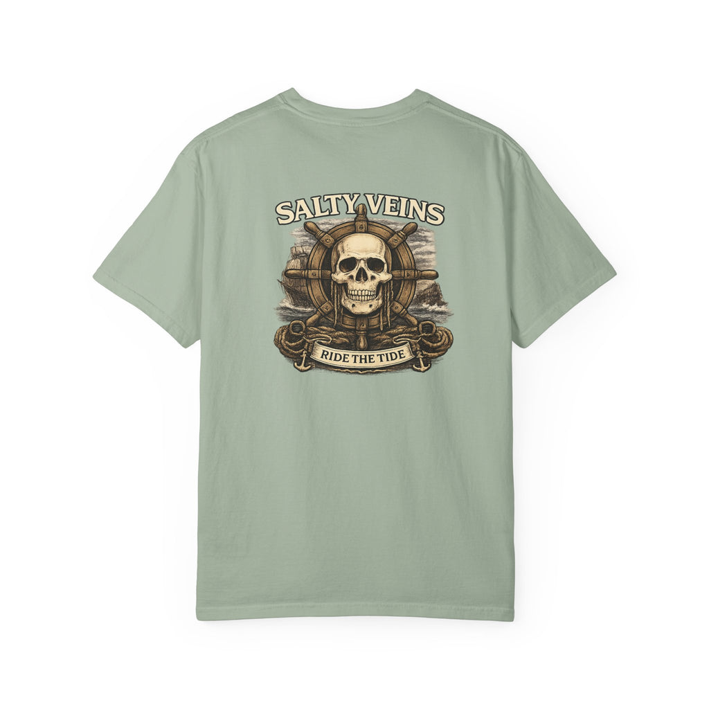T-shirt Crâne & Casque Salty Veins