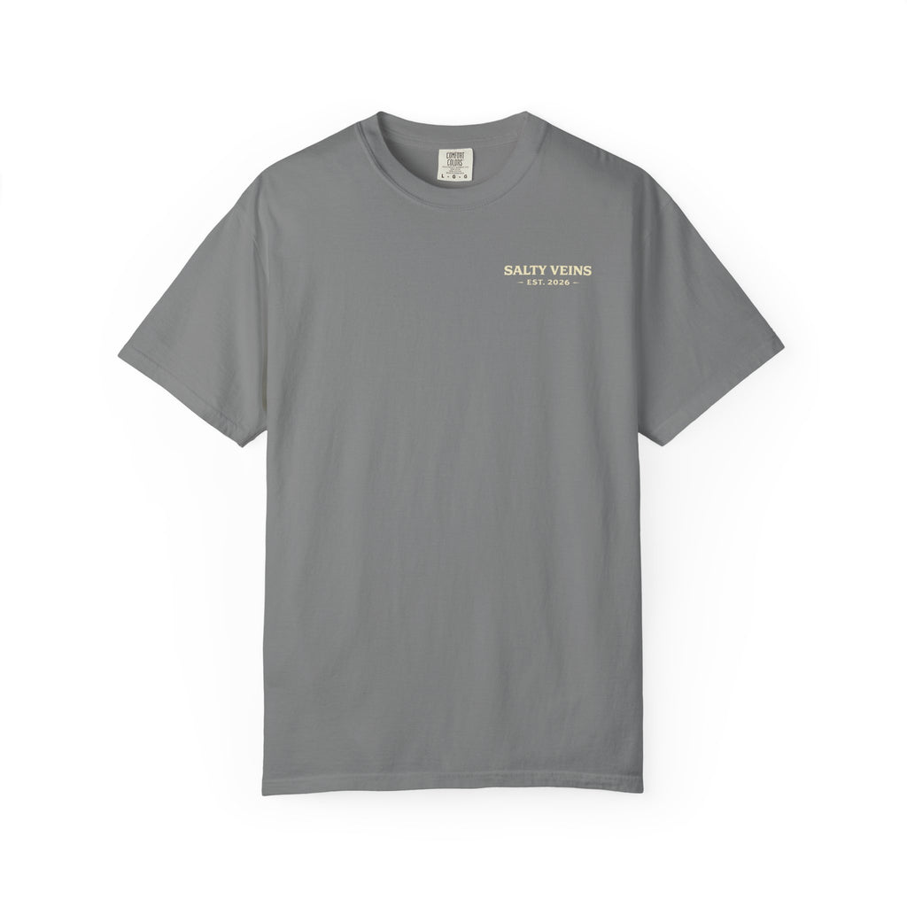 Salty Veins Guided by the Sea Lighthouse Tee