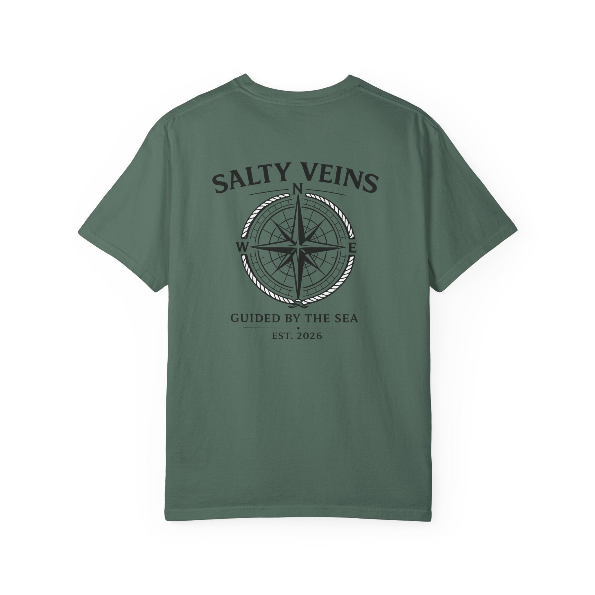T-shirt "Guided by the Sea" Rose des Vents Salty Veins