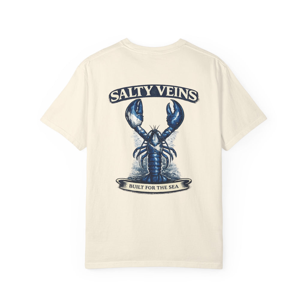 Salty Veins Blue Lobster Tee